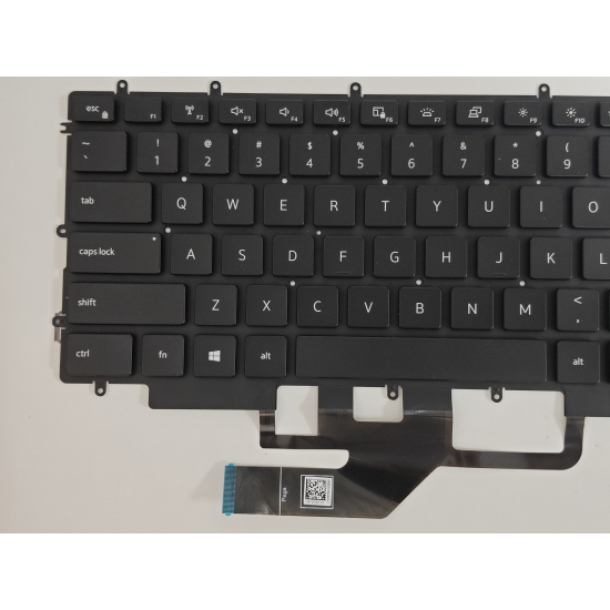Tastatura Laptop Gaming, Dell, Alienware m17 R3, P45E, P45E001, 5VV61, 05VV61, iluminata, RGB, neagra, layout US