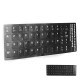 Sticker tastatura negru limba Franceza (Francais) pentru caractere cu diacritice layout FR