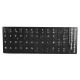 Sticker tastatura negru limba Franceza (Francais) pentru caractere cu diacritice layout FR