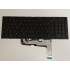 Tastatura Laptop Gaming, HP, OMEN 16-U, iluminata, conector 4 pini, taste negre cu scris rosu, versiunea 2, layout US
