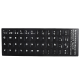 Sticker tastatura negru limba Spaniola (Spanish) pentru caractere cu diacritice layout ES