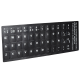 Sticker tastatura negru limba Spaniola (Spanish) pentru caractere cu diacritice layout ES