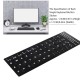 Sticker tastatura negru limba Spaniola (Spanish) pentru caractere cu diacritice layout ES