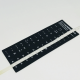 Sticker tastatura negru limba Italiana (Itaian) pentru caractere cu diacritice layout IT