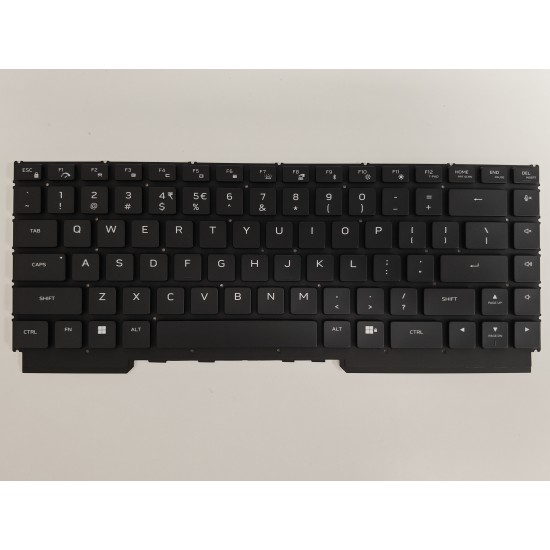 Tastatura Laptop, Dell, Alienware M16 R1, P130F, P130F001, iluminata, RGB 4 Zone, neagra, layout US