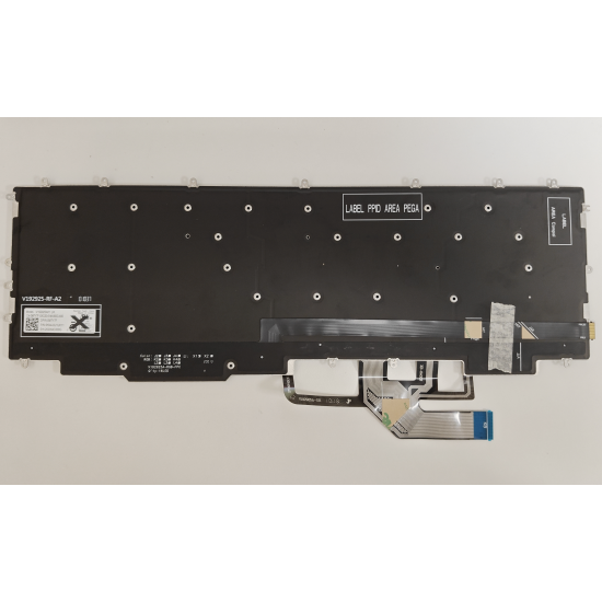 Tastatura Laptop Gaming, Dell, Alienware m17 R3, P45E, P45E001, P89CJ, 0P89CJ, iluminata, RGB, neagra, layout UK