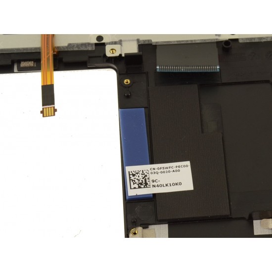 Carcasa superioara cu tastatura palmrest Laptop, Dell, Vostro 7590, P83F, P83F001, F5WFC, 0F5WFC, 13N4-0MA0121, iluminata, neagra, layout US
