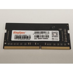 Memorie RAM Laptop, KingSpec, 32GB, 2Rx16, DDR4, PC4-25600, 3200MHz, 1.2V, KS3200D4N12032G, CL22, Non-ECC, SODIMM, 260 pini