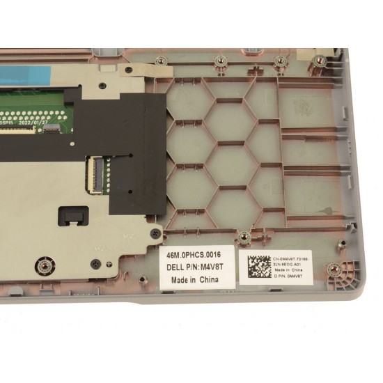 Carcasa superioara palmrest Laptop, Dell, Precision 3570, P104F, P104F005, M4V8T, 0M4V8T, 46M.0PHCS.0016, argintie