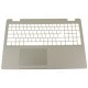 Carcasa superioara palmrest Laptop, Dell, Latitude 5530, P104F, P104F005, P104F006, MXNV6, 0MXNV6, 46M.0PHCS.0018, cu slot pentru SD CARD, argintie