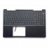 Carcasa superioara cu tastatura palmrest Laptop, Dell, Inspiron 15 7591, P83F, P83F001, 2D6K1, 02D6K1, I3N4-0LM07XI, iluminata, neagra, layout US