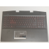 Carcasa superioara cu tastatura palmrest Laptop Gaming, HP, Omen 17-CB, 17T-CB, TPN-C144, L61636-001, L57377-001, AM2K0000300, AM2K0000500, cu iluminare rosie, varianta cu incarcator de 200W, layout US