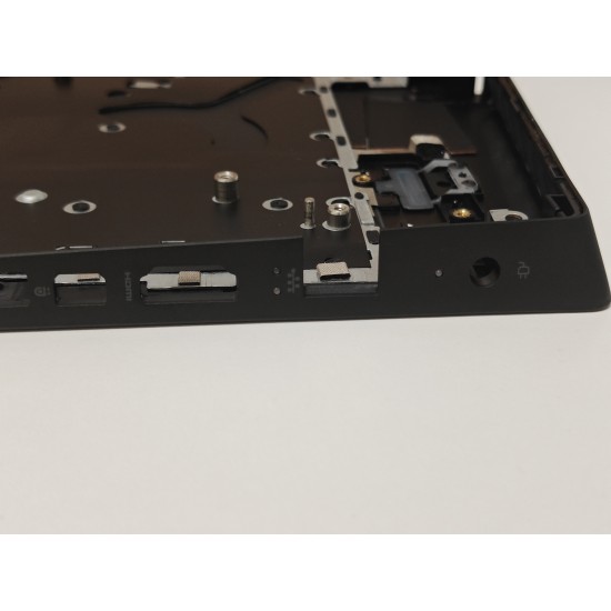 Carcasa superioara cu tastatura palmrest Laptop Gaming, HP, Omen 17-CB, 17T-CB, TPN-C144, L61636-001, L57377-001, AM2K0000300, AM2K0000500, cu iluminare rosie, varianta cu incarcator de 200W, layout US