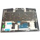 Carcasa superioara cu tastatura palmrest Laptop Gaming, HP, Omen 17-CB, 17T-CB, TPN-C144, L61636-001, L57377-001, AM2K0000300, AM2K0000500, cu iluminare rosie, varianta cu incarcator de 200W, layout US