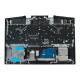 Carcasa superioara cu tastatura palmrest Laptop Gaming, HP, Omen 17-CB, 17T-CB, TPN-C144, L57378-001, L61637-001, AM2K0000300, AM2K0000500, iluminata, RGB, varianta cu incarcator de 200W, layout US