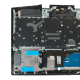 Carcasa superioara cu tastatura palmrest Laptop Gaming, HP, Omen 17-CB, 17T-CB, TPN-C144, L63808-001, L62863-001, AM2K0000320, AM2K0000500, iluminata, RGB, varianta cu incarcator de 230W, layout US