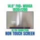 Display Laptop, Dell, Pro 14 PC14250, 04RJCP, 05TYJN, NV140WUM-N4F, B140UAN04.8, 14 inch, LED, FHD+, 1920x1200, conector ingust 17mm, non touch, 60Hz, 30 pini