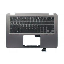 Carcasa superioara cu tastatura palmrest Laptop, Asus, ZenBook Flip UX360C, UX360CA, UX360CAK, 90NB0BA2-R31US0, 90NB0BA2-R31USI0, 13NB0BA1P03011-1, 13NB0BA2AP0201, 3BBKDTCJN30, UX360CA-1B, gri, layout US