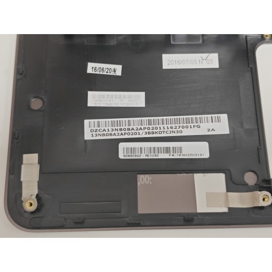 Carcasa superioara cu tastatura palmrest Laptop, Asus, ZenBook Flip UX360C, UX360CA, UX360CAK, 90NB0BA2-R31US0, 90NB0BA2-R31USI0, 13NB0BA1P03011-1, 13NB0BA2AP0201, 3BBKDTCJN30, UX360CA-1B, gri, layout US