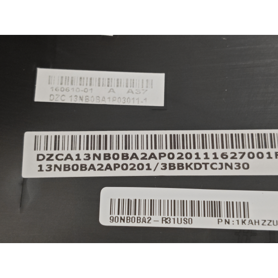 Carcasa superioara cu tastatura palmrest Laptop, Asus, ZenBook Flip UX360C, UX360CA, UX360CAK, 90NB0BA2-R31US0, 90NB0BA2-R31USI0, 13NB0BA1P03011-1, 13NB0BA2AP0201, 3BBKDTCJN30, UX360CA-1B, gri, layout US