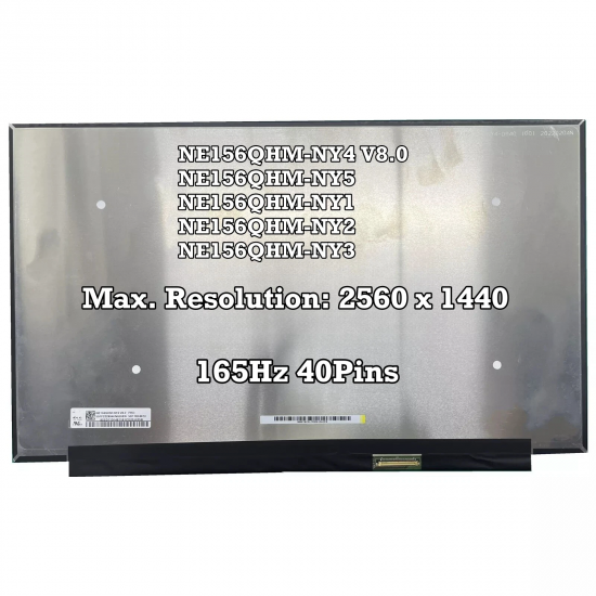 Display Laptop Gaming, Asus, 18010-15609000, 18010-15607400, 18010-15656300, Dalle128, 15.6 inch, rezolutie 2.5K, 2560x1440, QHD, IPS, 165Hz, 40 pini