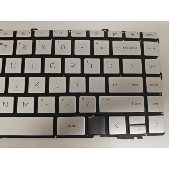Tastatura Laptop, HP, Envy X360 13-AY, 13Z-AY, TPN-C147, iluminata, argintie, layout US