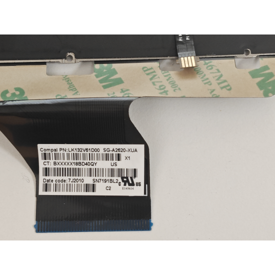 Tastatura Laptop, HP, Envy 13-BA, 13T-BA, TPN-C145, iluminata, maronie, layout US