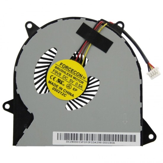 Cooler Laptop, Lenovo, IdeaPad 100-15IBD Type 80QQ, 5F10K25451, DFS481305MC0T-FH6B, DC28000CVF0, 5V, 0.5A