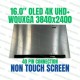 Display Laptop, Asus, VivoBook Pro 16 N7601Z, N7601ZM, N7601ZW, N7601ZWB, 18200-16000700, ATNA60YV08, ATNA60YV08-0, 16.0 inch, OLED, rezolutie 4K, WQUXGA 3840x2400, UHD, 40 pini