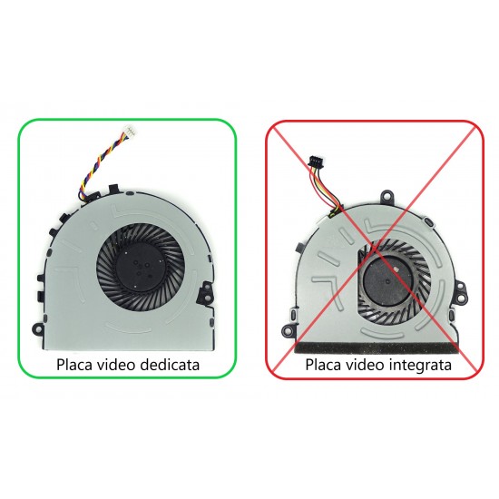 Cooler Laptop, HP, 15Q-DS, L20473-001, KSB05105HADZ6, DC28000L6D0, discret graphics, 5V, 0.35A