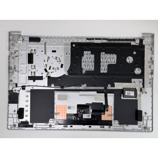 Carcasa superioara cu tastatura palmrest Laptop, Acer, Lite 16 AL16-54P, N25WB3, 6B.D75NI.001, 6BD75NI001, NC2101120X, argintie, layout US