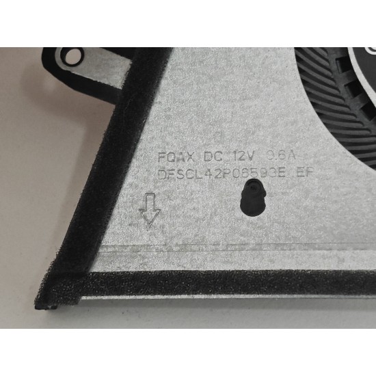Cooler procesor Laptop Gaming, Asus, ROG Zephyrus G16 GU603V, GU603VI, GU603VV, GU603VU, 13NR0BL0T07011, DFSCL42P06593E-FQAX, 6033B0120401, 12V, 0.6A, CPU