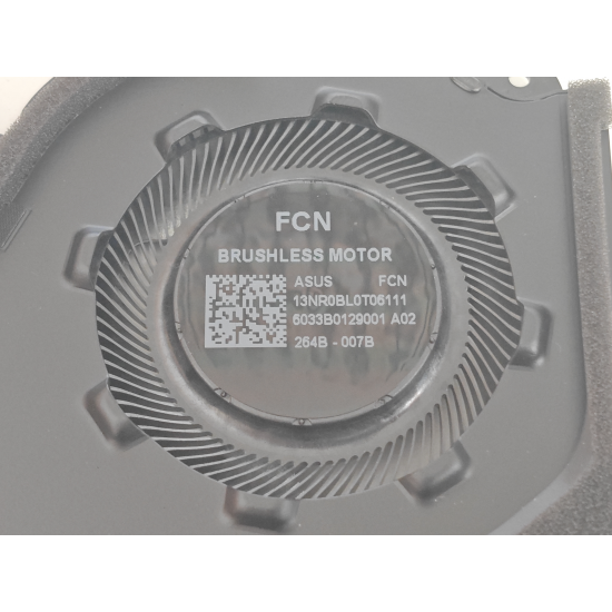 Cooler placa video Laptop Gaming, Asus, ROG Zephyrus G16 GU603V, GU603VI, GU603VV, GU603VU, 13NR0BL0T06011, 13NR0BL0T06111, DFS5K223052838-FQAY, 6033B129001, 12V, 0.6A, GPU