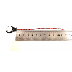 Baterie bios Laptop, CR2032, CR2032W, 1ST120, 3V, 220mAh, CDA 5X, 12cm, rosu si negru, conector regular small, 2 pini