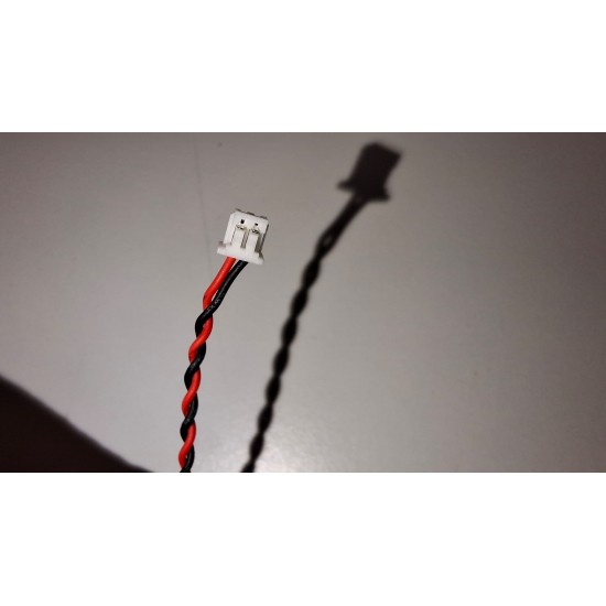 Baterie bios Laptop, CR2032, CR2032W, 1ST120, 3V, 220mAh, CDA 5X, 12cm, rosu si negru, conector regular small, 2 pini