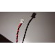 Baterie bios Laptop, CR2032, CR2032W, 1ST120, 3V, 220mAh, CDA 5X, 12cm, rosu si negru, conector regular small, 2 pini
