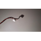 Baterie bios Laptop, CR2032, CR2032W, 1ST120, 3V, 220mAh, CDA 5X, 12cm, rosu si negru, conector regular small, 2 pini