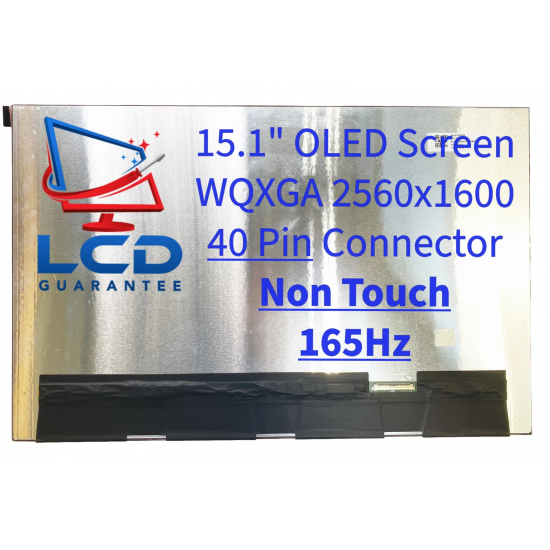 Display Laptop Gaming, Lenovo, Legion 5 15AKP10 Type 83F1, 5D11T51553, EF10QBC64.C, 15.1 inch, OLED, rezolutie QHD, 2560x1600, IPS, 165Hz, 40 pini