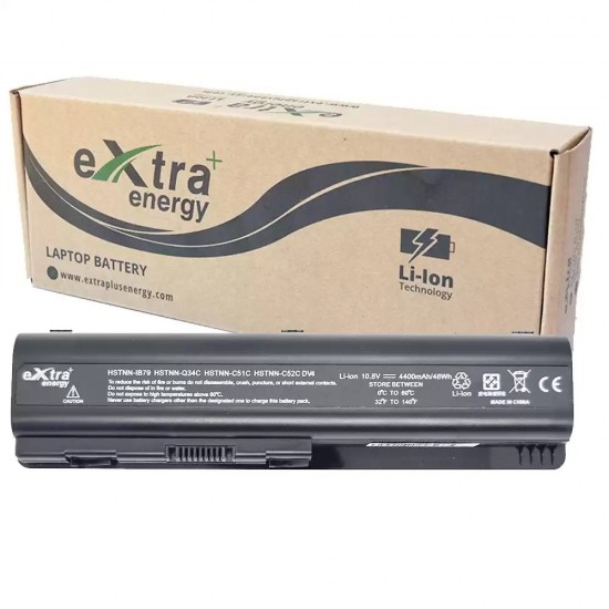 Baterie compatibila Laptop, HP, Pavilion DV4-2000, DV4-2100, HSTNN-IB79, HSTNN-Q34C, HSTNN-C51C, HSTNN-C52C, 10.8V, 4400mAh, 48Wh