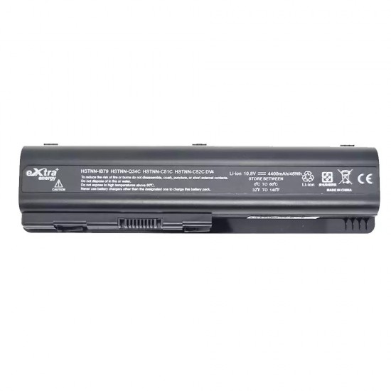 Baterie compatibila Laptop, HP, Pavilion DV4-2000, DV4-2100, HSTNN-IB79, HSTNN-Q34C, HSTNN-C51C, HSTNN-C52C, 10.8V, 4400mAh, 48Wh