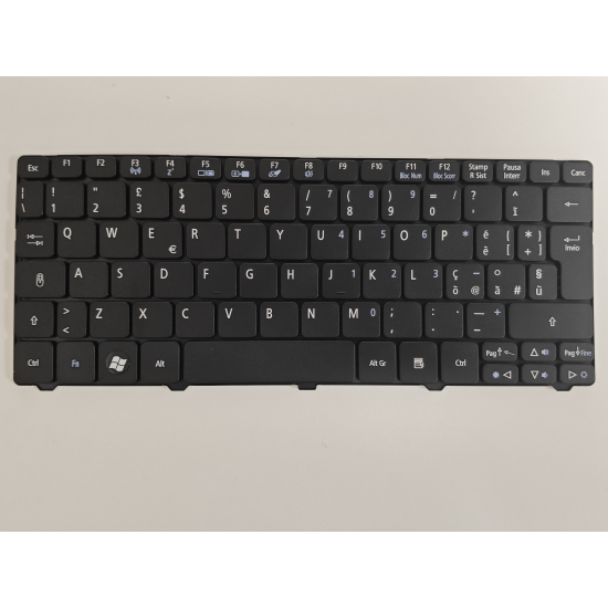 Tastatura laptop, Acer, Aspire One 522, neagra