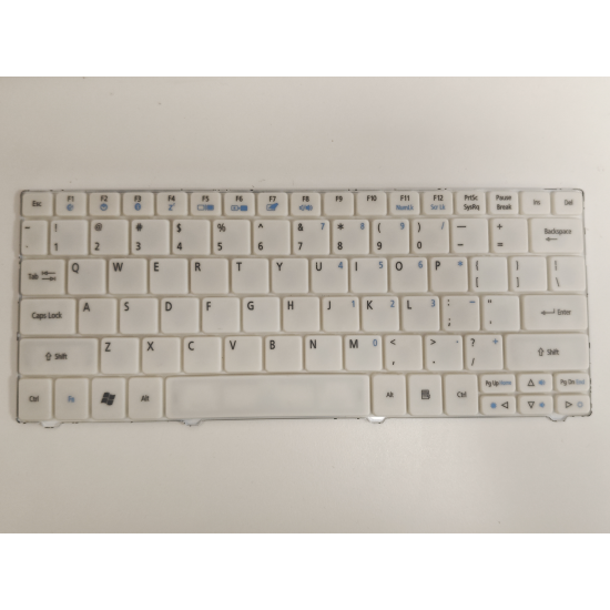 Tastatura Laptop, Acer, Aspire One 751, 751H, 752, AO751H , alba, layout US
