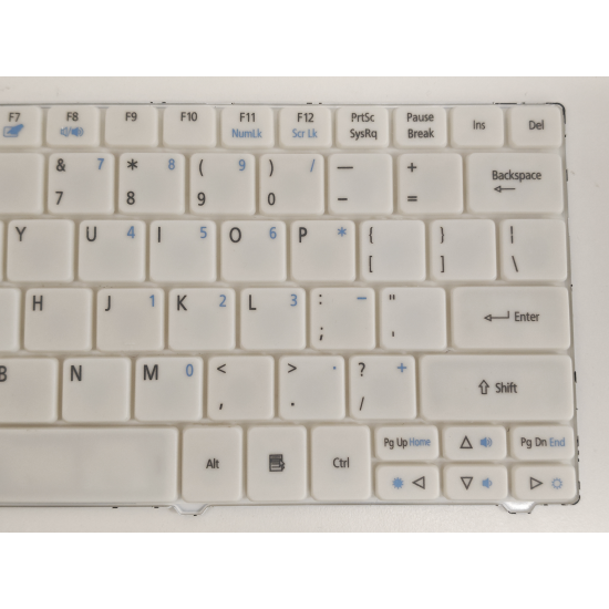 Tastatura Laptop, Acer, Aspire One 751, 751H, 752, AO751H , alba, layout US