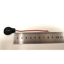 Baterie bios Laptop, CR2032, 1ST85, 3V, 220mAh, CDA 65, 8.5cm, rosu si negru, conector Molex 51021, 1,25 mm, 2 pini