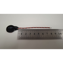 Baterie bios Laptop, CR2032W, 1HT85, 3V, 220mAh, CDA 61, 8.5cm, rosu si negru, conector JST-SH, 1.0 mm, 2 pini