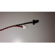 Baterie bios Laptop, CR2032W, 1HT85, 3V, 220mAh, CDA 61, 8.5cm, rosu si negru, conector JST-SH, 1.0 mm, 2 pini