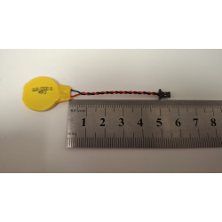 Baterie bios Laptop, CR2032, 1BT55, 3V, 220mAh, CDA 53, 5.5cm, rosu si negru, conector ACES 50285, 1.0 mm, 2 pini