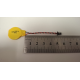 Baterie bios Laptop, CR2032, 1BT55, 3V, 220mAh, CDA 53, 5.5cm, rosu si negru, conector ACES 50285, 1.0 mm, 2 pini