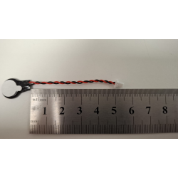 Baterie bios Laptop, ML1220, 1HT55, 3V, 220mAh, CDA 53, 5.5cm, rosu si negru, conector JST SHR-02V-S-B, 1.0 mm, 2 pini