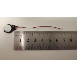 Baterie bios Laptop, CR1220W, 1CPT6, 3V, 220mAh, CDA 53, 5.5cm, rosu si negru, conector ACES 50375, 1.0 mm, 2 pini